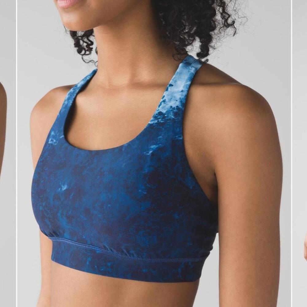 Lululemon Energy Bra H2o Deep